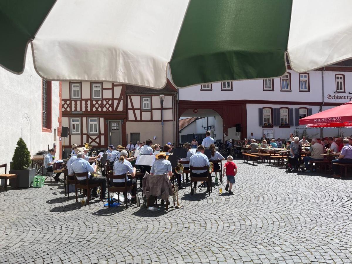 Hotel Schwartzer Loewe Babenhausen  Exteriör bild