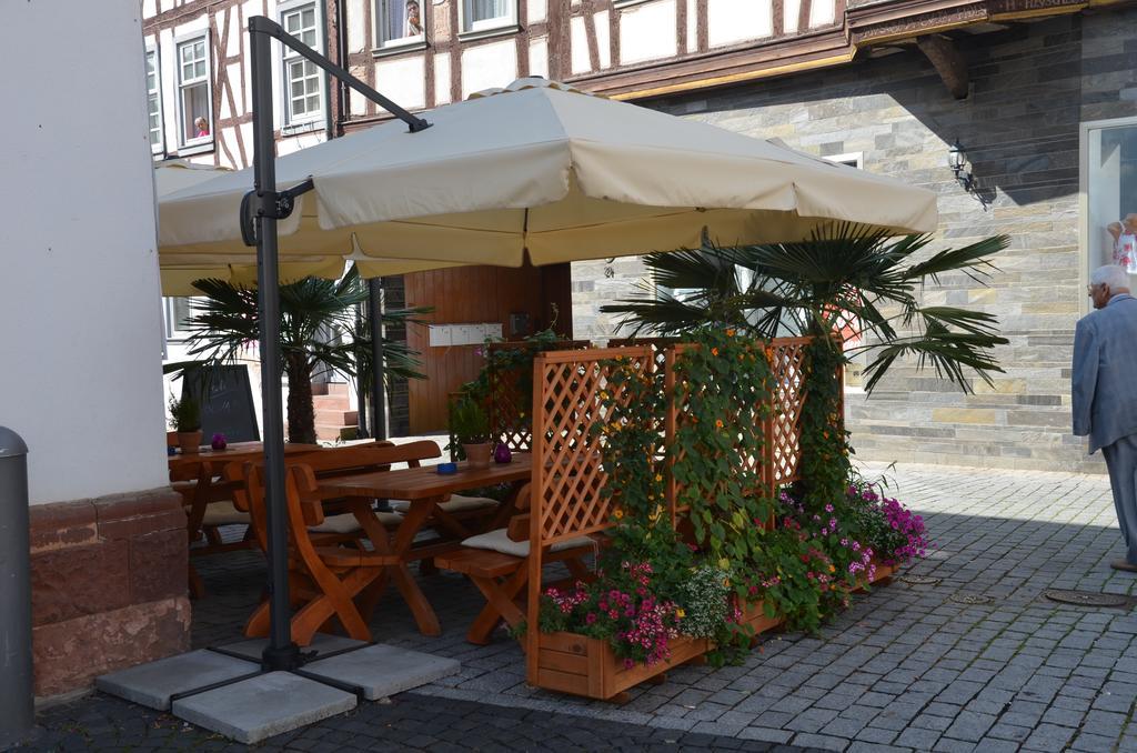 Hotel Schwartzer Loewe Babenhausen  Exteriör bild
